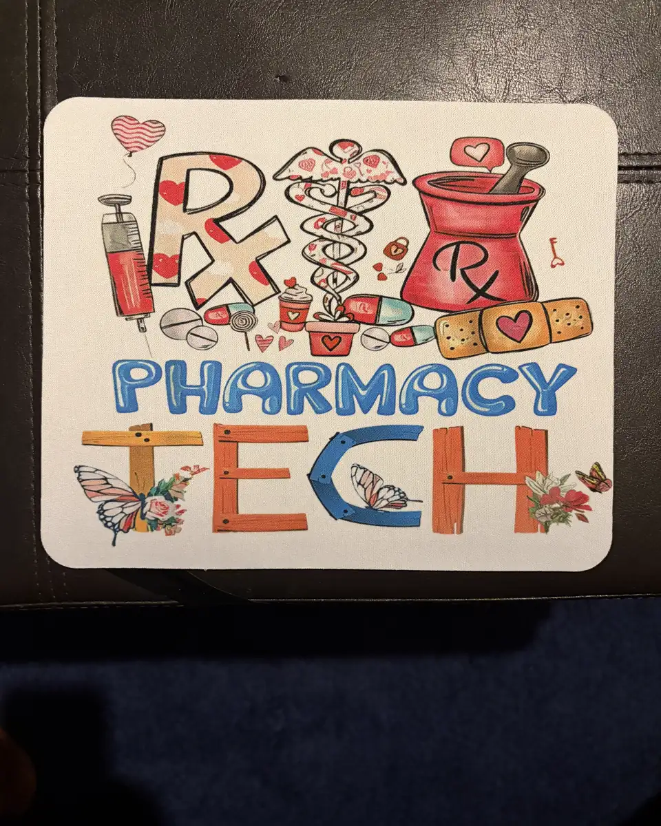 Pharmacy tech mouse pad
